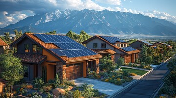 太阳能板覆盖屋顶2