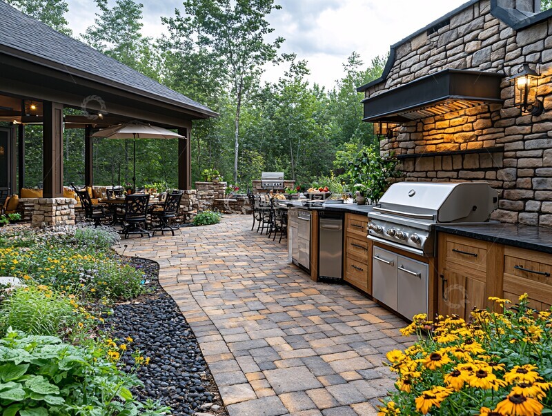 高清大图下载【趣麦麦图】户外用餐区户外用餐用餐区2