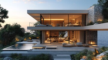 现代海岸住宅外观2