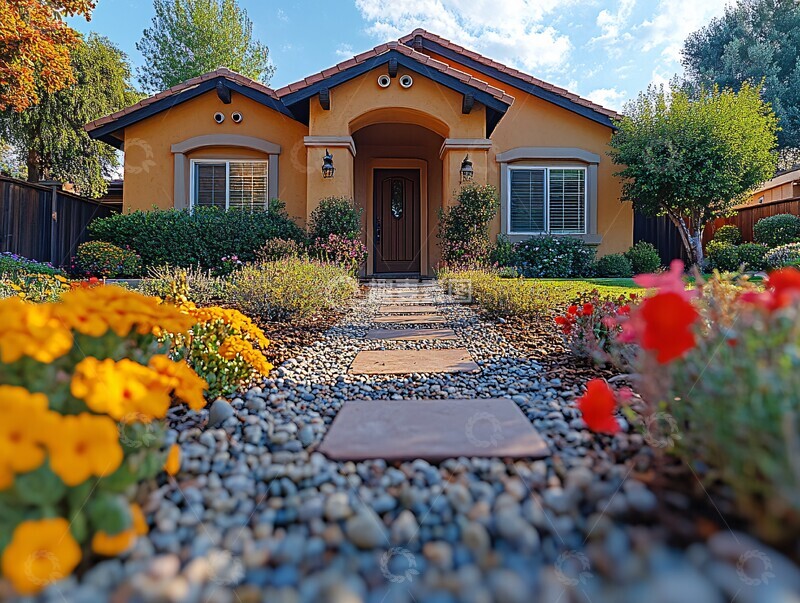 高清大图下载【趣麦麦图】房屋前门入口照3