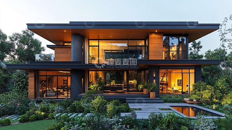 高清大图下载【趣麦麦图】节能住宅摄影2