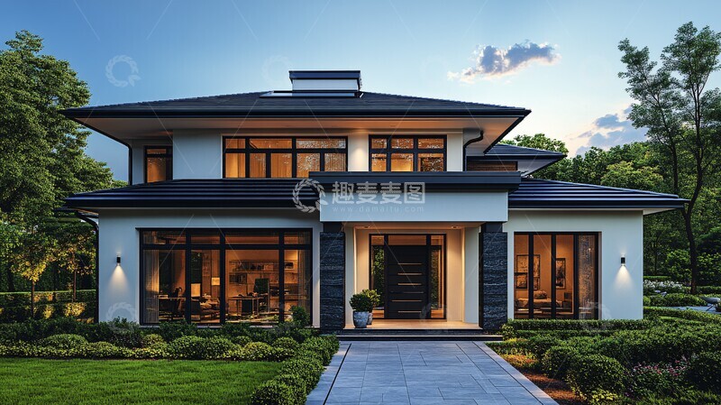 高清大图下载【趣麦麦图】象牙壁炭黑窗3