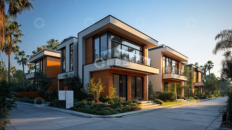 高清大图下载【趣麦麦图】节能住宅摄影3