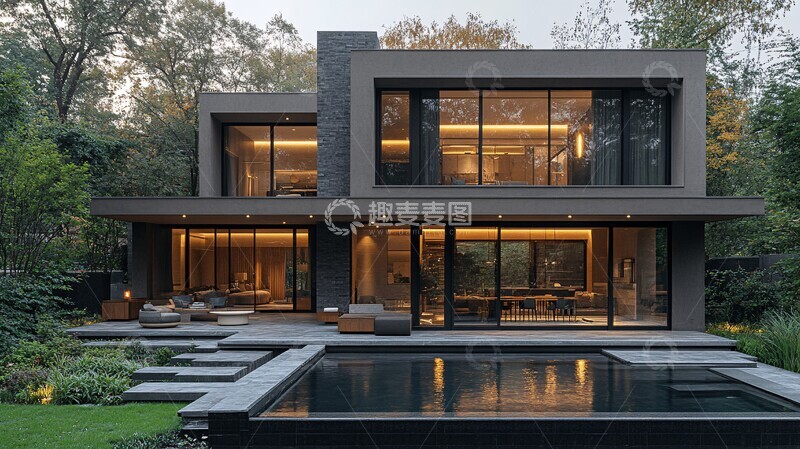 高清大图下载【趣麦麦图】豪华住宅街区景3