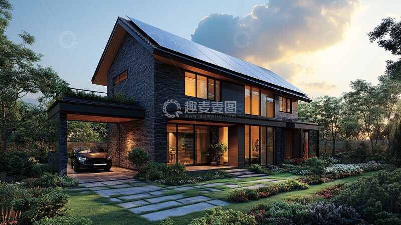 高清大图下载【趣麦麦图】节能住宅摄影