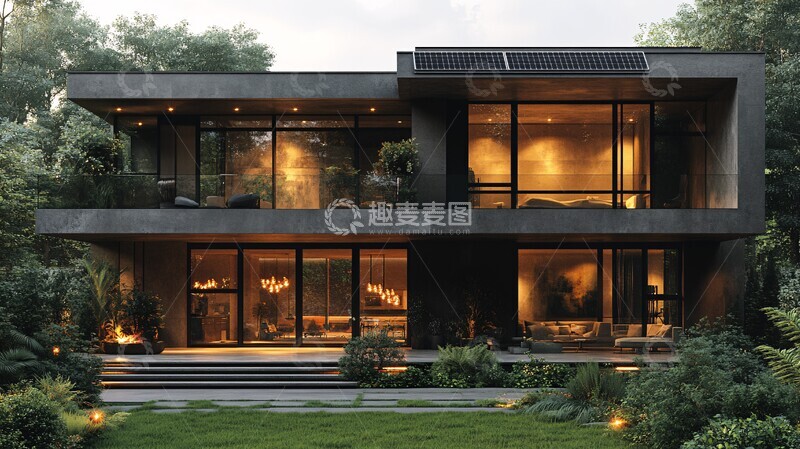 高清大图下载【趣麦麦图】现代简约智能住宅3