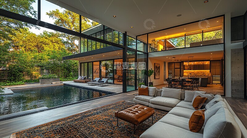 高清大图下载【趣麦麦图】高清豪宅客厅2