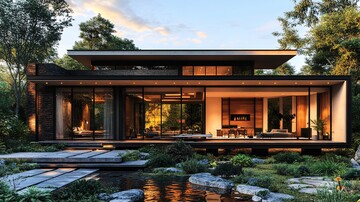 现代豪华住宅屋顶3