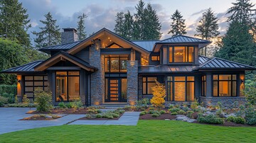 现代豪华住宅屋顶1