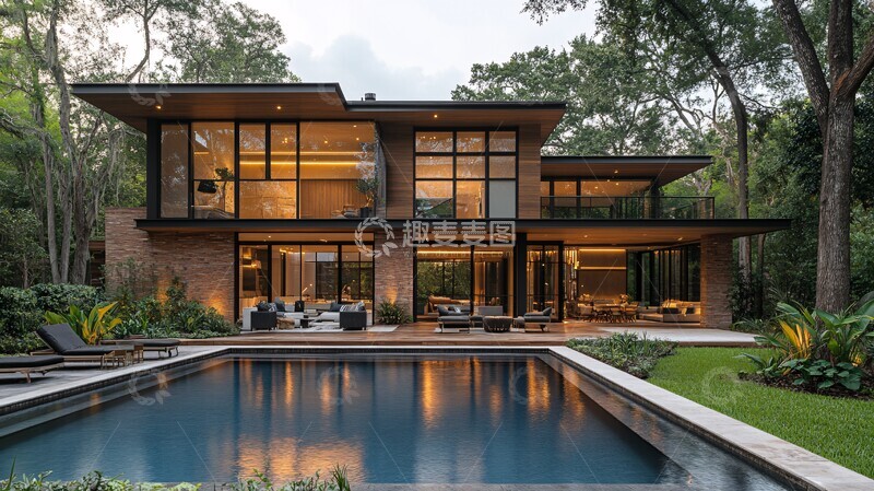 高清大图下载【趣麦麦图】高清豪宅客厅3