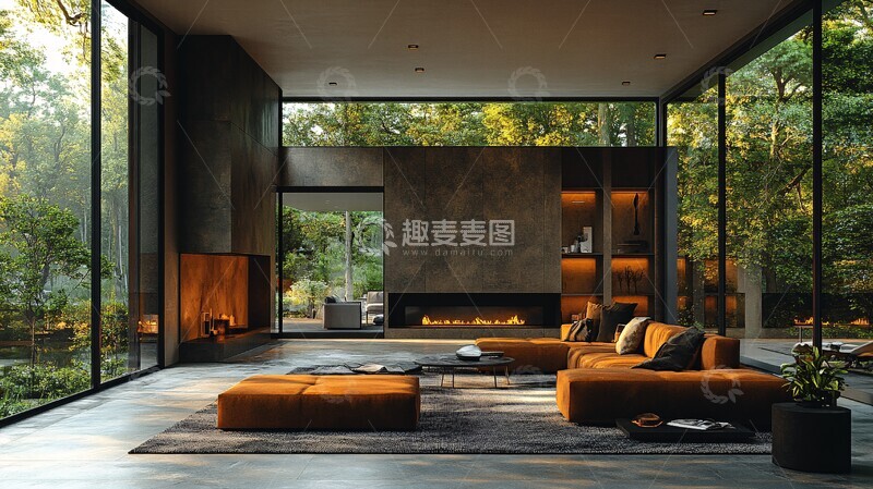 高清大图下载【趣麦麦图】现代住宅展示图3