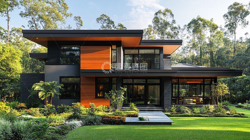 高清大图下载【趣麦麦图】现代房屋背景图3