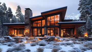 山间小屋山间小屋现代3