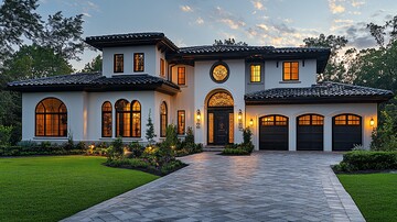 黑白西班牙风格住宅2