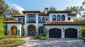 黑白西班牙风格住宅3