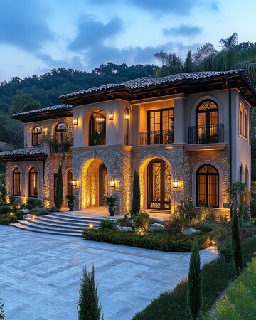 现代豪宅全景图2