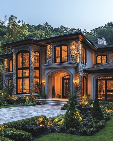 现代豪宅全景图3