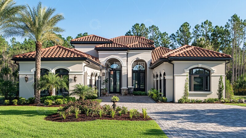 高清大图下载【趣麦麦图】屋顶设计与外墙风格3