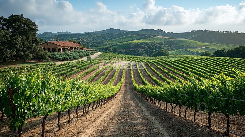 高清大图下载【趣麦麦图】葡萄园风景葡萄风景果园3