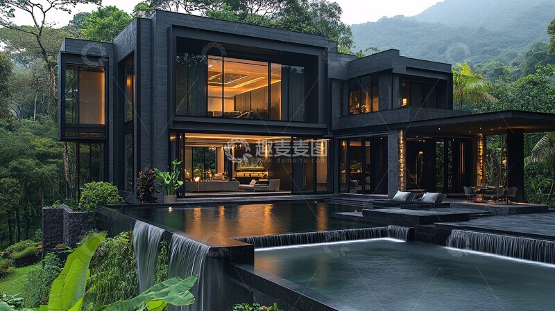 高清大图下载【趣麦麦图】梦幻豪宅外景