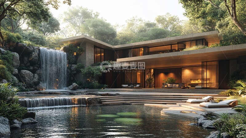 高清大图下载【趣麦麦图】梦幻豪宅外景3