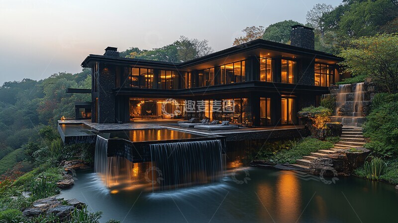 高清大图下载【趣麦麦图】梦幻豪宅外景2