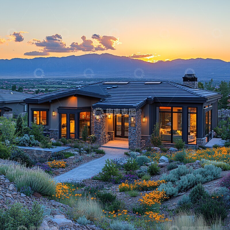 高清大图下载【趣麦麦图】黄金时刻家居照3