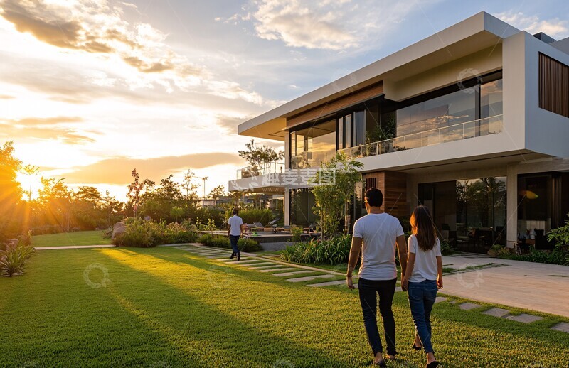 高清大图下载【趣麦麦图】家庭花园行走3