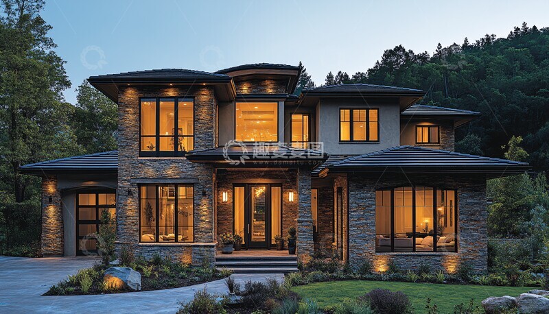 高清大图下载【趣麦麦图】自然光双层住宅3