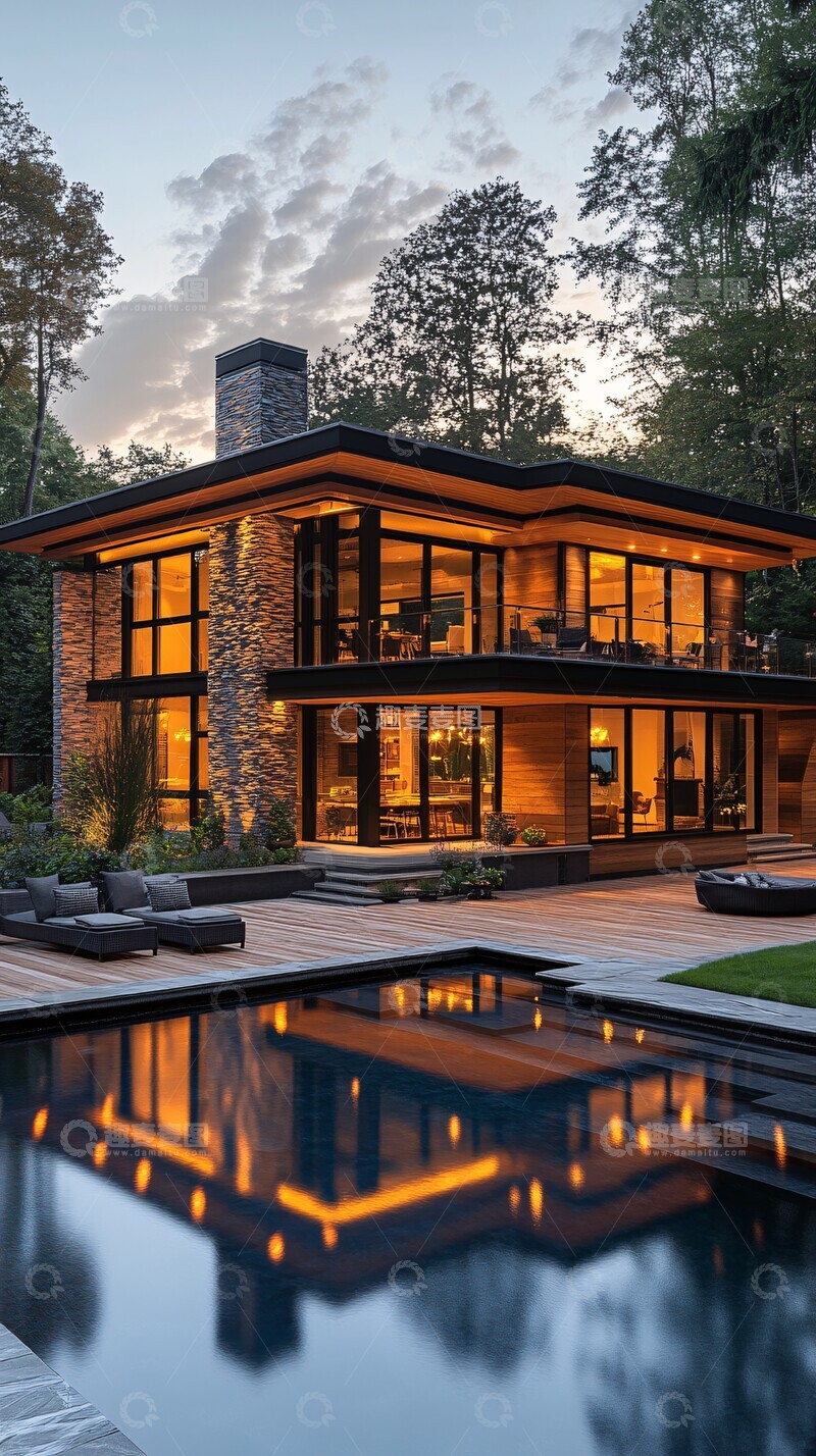 高清大图下载【趣麦麦图】别墅大厅别墅大厅楼梯2