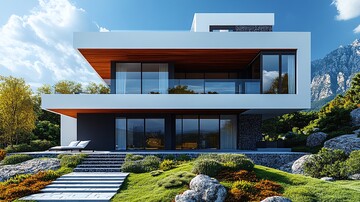 阳光下的现代建筑4