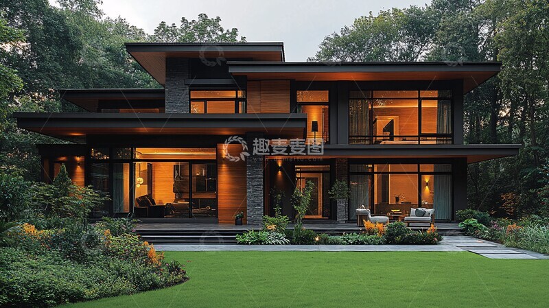 高清大图下载【趣麦麦图】丙烯酸外墙板草坪2