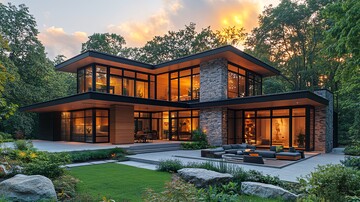 现代节能住宅外景3