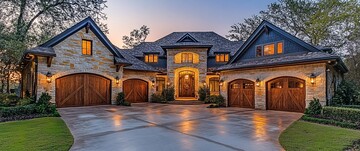 木质车库门设计