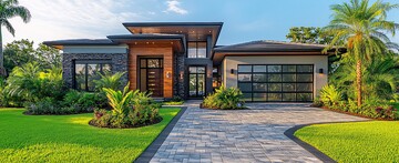 现代住宅前景观7