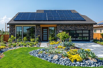 现代太阳能板家居照1