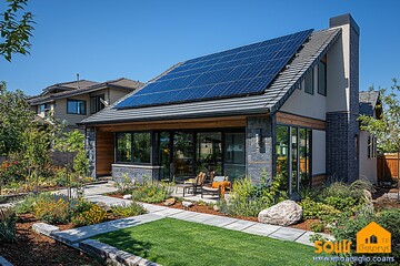 现代太阳能板家居照2