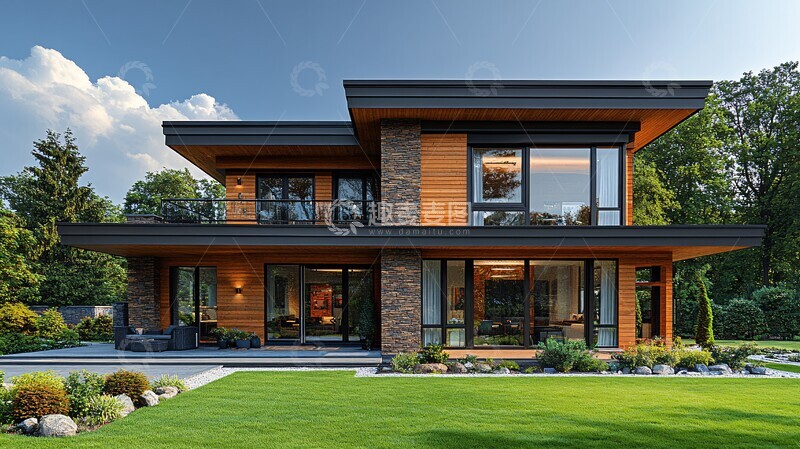 高清大图下载【趣麦麦图】丙烯酸外墙板草坪1