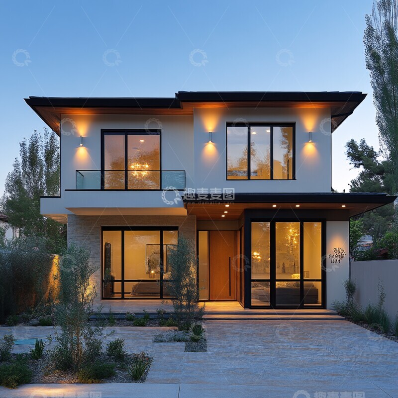 高清大图下载【趣麦麦图】家庭住宅外观3