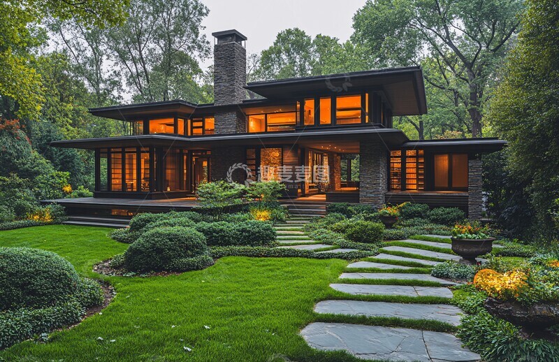 高清大图下载【趣麦麦图】弗兰克风格住宅3