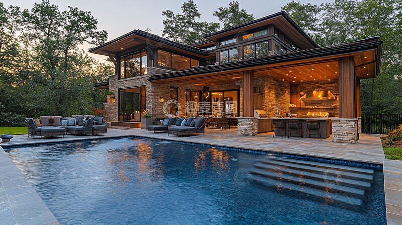 家庭晚餐泳池派对3