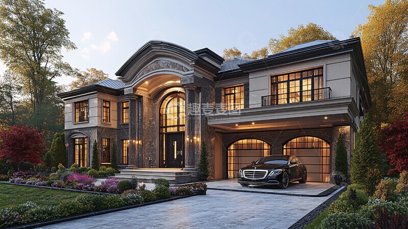 高清大图下载【趣麦麦图】现代双层住宅设计3