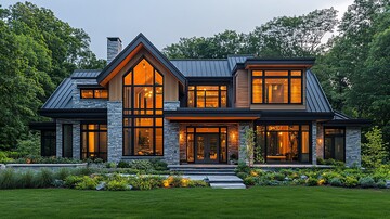 现代与传统结合的庭院1