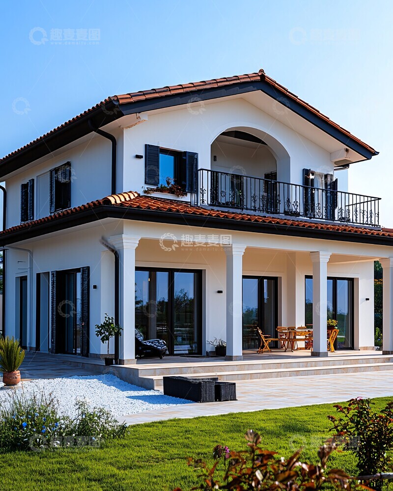 高清大图下载【趣麦麦图】意大利风格住宅2