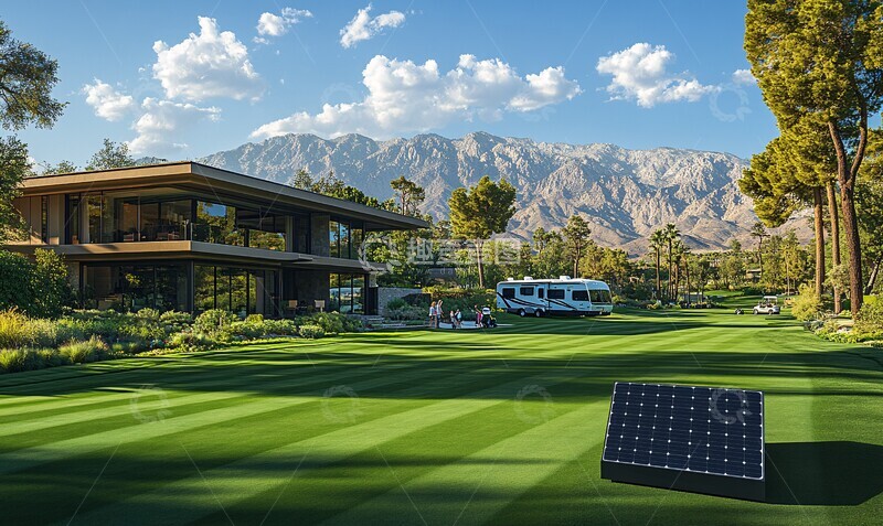 高清大图下载【趣麦麦图】高尔夫草坪上的生活3