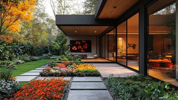 现代玻璃房花园3