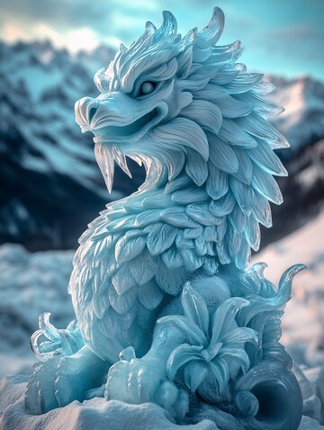冰雕神话生物2