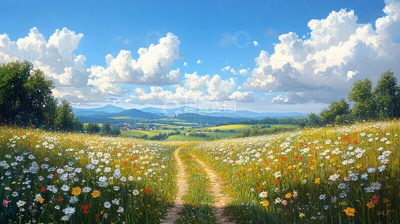 高清大图下载【趣麦麦图】夏日田野风光3