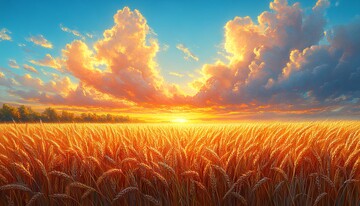 麦田与云天麦田云天麦穗1