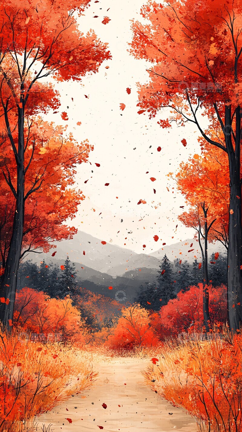 高清大图下载【趣麦麦图】秋色背景图背景季节色彩